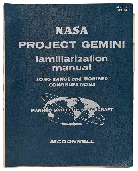 Original ''NASA Project Gemini Familiarization Manual'' SEDR 300 from 1964