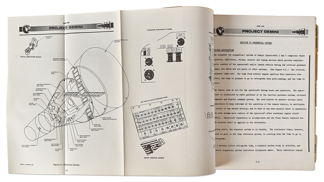 Original ''NASA Project Gemini Familiarization Manual'' SEDR 300 from 1964