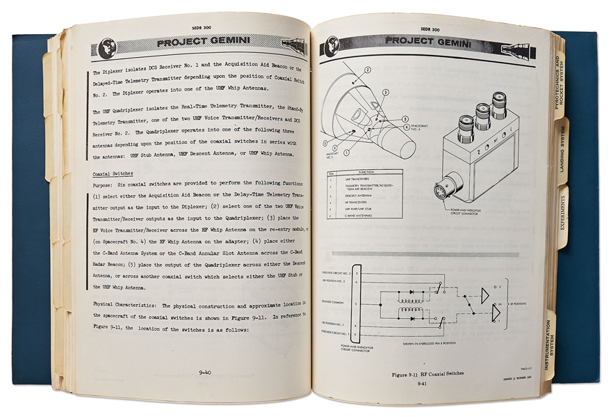 Original ''NASA Project Gemini Familiarization Manual'' SEDR 300 from 1964