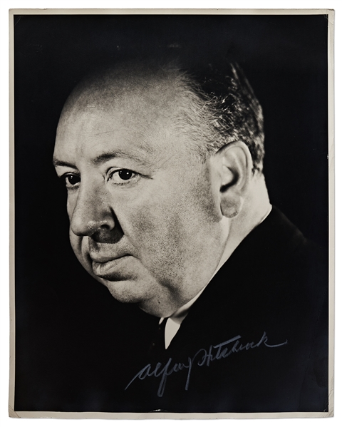 Alfred Hitchcock Signed 11'' x 14'' Photo