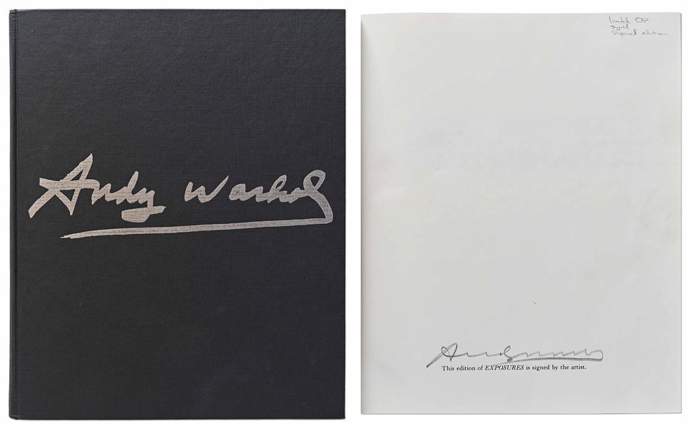 Andy Warhol Signed Limited Edition of ''Exposures''