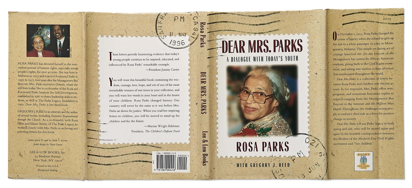 Rosa Parks Signed First Edition of ''Dear Mrs. Parks / A Dialogue With Today's Youth''