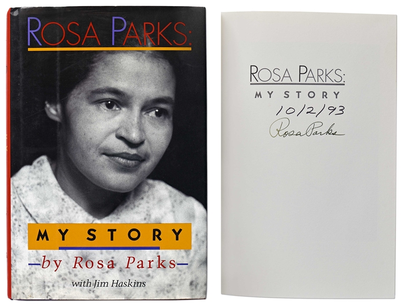 Rosa Parks Signed First Edition of ''My Story''