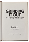 Ray Kroc Signed Copy of ''Grinding It Out: The Making of McDonald's'' -- With JSA COA