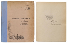 A.A. Milne & Ernest H. Shepard Signed 1926 Large Paper Limited Edition of Winnie-the-Pooh -- One of Only 200 Copies