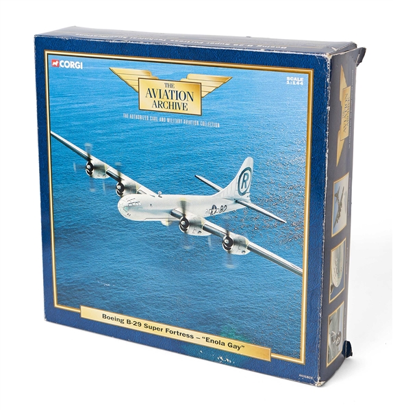 Enola Gay Pilot Paul Tibbets Signed Model of the B-29 Bomber