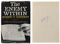 Robert F. Kennedy Signed First Edition of The Enemy Within -- Without Inscription