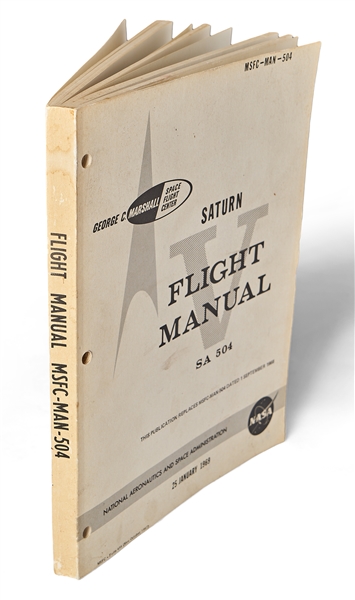 Original Saturn V Flight Manual Issued by NASA in January 1969