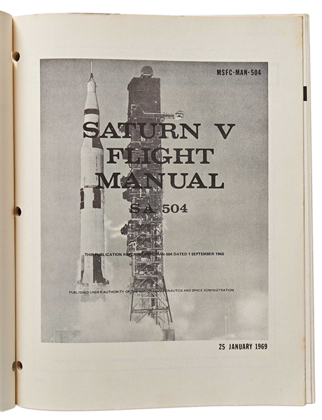 Original Saturn V Flight Manual Issued by NASA in January 1969