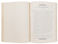 Apollo 12 Technical Crew Debriefing -- Marked Confidential & Stamped With Serial Number 284