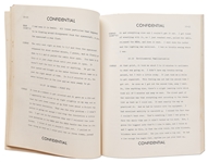 Apollo 12 Technical Crew Debriefing -- Marked Confidential & Stamped With Serial Number 284