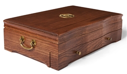 Ronald Reagan Signed ''An American Life'' Special Limited Edition -- Housed in Luxury Oak Case