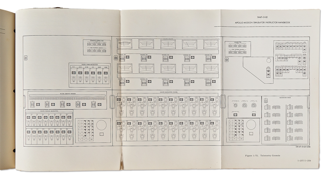 Original ''Apollo Mission Simulator Instructor Handbook'' from 1966