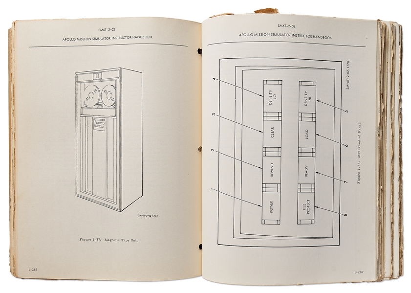 Original ''Apollo Mission Simulator Instructor Handbook'' from 1966