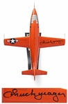 Chuck Yeager Signed Bell X-1 Model Airplane New in Box -- The Plane Yeager Piloted When He Broke the Sound Barrier in 1947