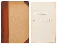 Theodore Roosevelt Signed Limited First Edition of African Game Trails