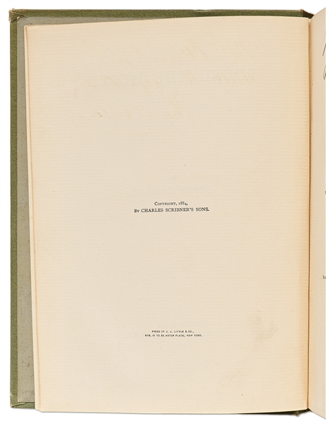 Andrew Carnegie Inscribed First Edition of His Travelogue ''Round The World''