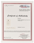 Dwight D. Eisenhower Signed D-Day Speech -- With University Archives COA