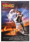 Back to the Future Cast-Signed Poster -- Includes Signatures of Michael J. Fox and Christopher Lloyd