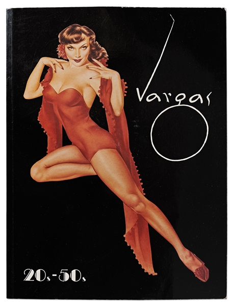 Alberto Vargas Original Ink Drawing Featured in Vargas' Biography ''Vargas 20s-50s''