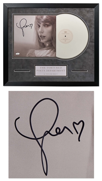 Taylor Swift Signed Album Insert from The Tortured Poets Department -- With JSA COA