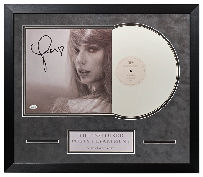 Taylor Swift Signed Album Insert from The Tortured Poets Department -- With JSA COA