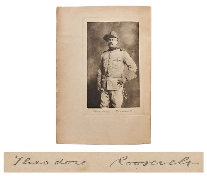 Theodore Roosevelt Signed Limited Edition of ''Big Game Hunting''