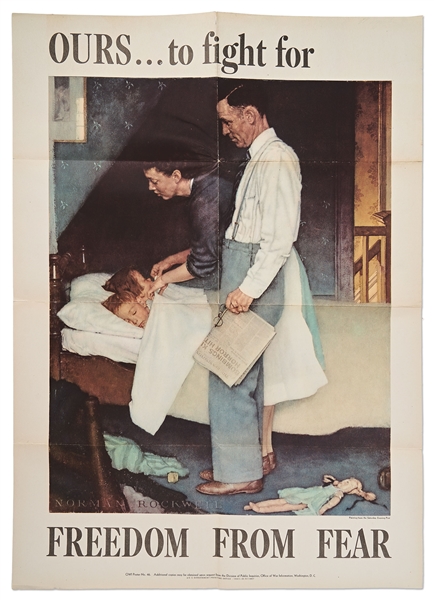 Norman Rockwell ''Four Freedoms'' Posters -- Complete Set of Four from 1943