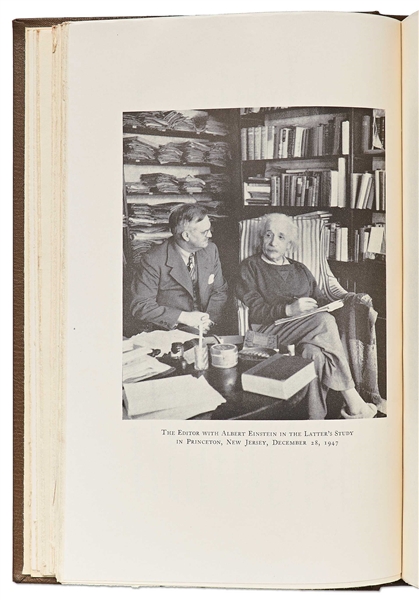 Albert Einstein Signed Limited Edition of ''Albert Einstein: Philosopher-Scientist'' Called the ''closest Einstein ever came to writing an autobiography'' -- Near Fine Condition