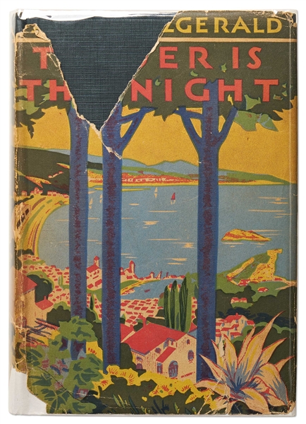 F. Scott Fitzgerald First Edition, First Printing of ''Tender is the Night'' -- Housed in Rare Original Dust Jacket