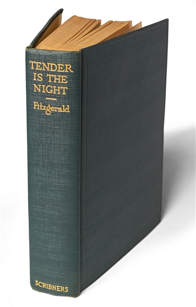 F. Scott Fitzgerald First Edition, First Printing of ''Tender is the Night'' -- Housed in Rare Original Dust Jacket