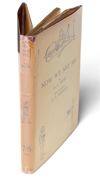 A.A. Milne Signed First Edition, First Printing of ''Now We Are Six'', Published in 1927 as Part of the Winnie-the-Pooh Series -- Signed Without Inscription