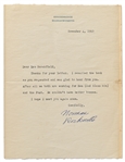 Norman Rockwell Letter Signed  -- ...We couldnt have better bosses...