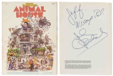 John Belushi Signed Animal House Book