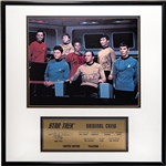 Star Trek Cast-Signed Photo -- Limited Edition Signed by All 7 Crew Members of the Starship Enterprise