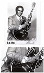 B.B. King Signed Photo -- With PSA/DNA COA