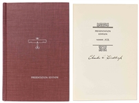 Charles Lindbergh Signed Presentation Limited Edition of The Spirit of St. Louis -- Without Inscription