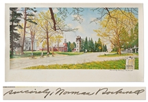 Norman Rockwell Signed Lithograph of His Springtime in Stockbridge