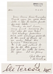 Mother Teresa Autograph Letter Signed -- ...God always provides and will always provide to the end of time if we only trust...