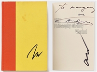 Andy Warhol Signed First Edition of The Philosophy of Andy Warhol