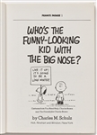 Charles Schulz Signed ''Peanuts'' Comic Book Featuring Strips from the 1960s