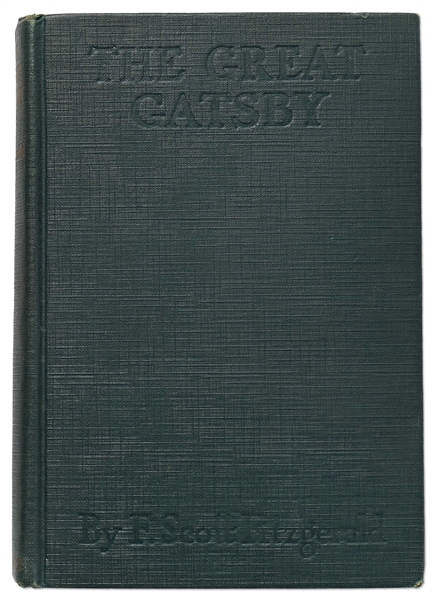 First Edition, First Printing of ''The Great Gatsby''