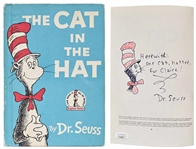 Dr. Seuss Hand-Drawn and Signed Sketch of the Cat in the Hat -- With JSA COA