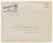 Walt Disney Signed 10'' x 8'' Photo with a Large, Bold Signature