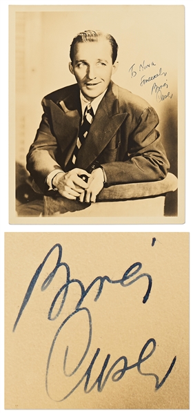 Bing Crosby 8 x 10 Signed Photo -- With PSA/DNA COA