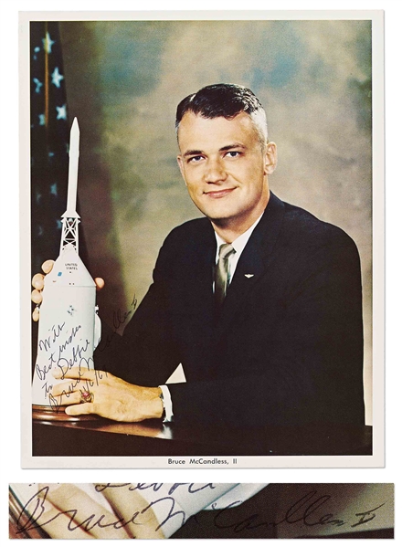 Bruce McCandless II Signed 8 x 10 NASA Photo