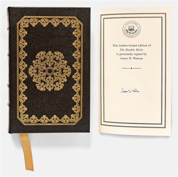 James Watson Signed Deluxe Edition of The Double Helix