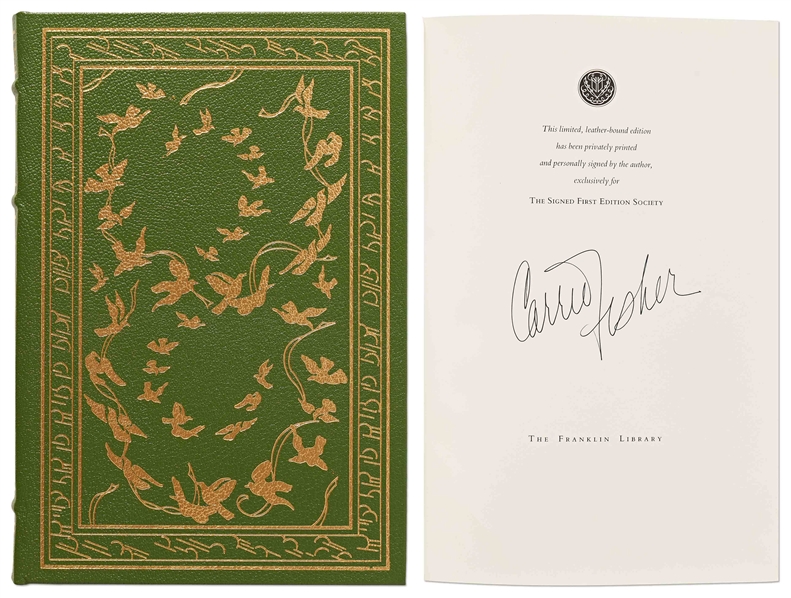 Carrie Fisher Signed Deluxe Limited Edition of Delusions of Grandma
