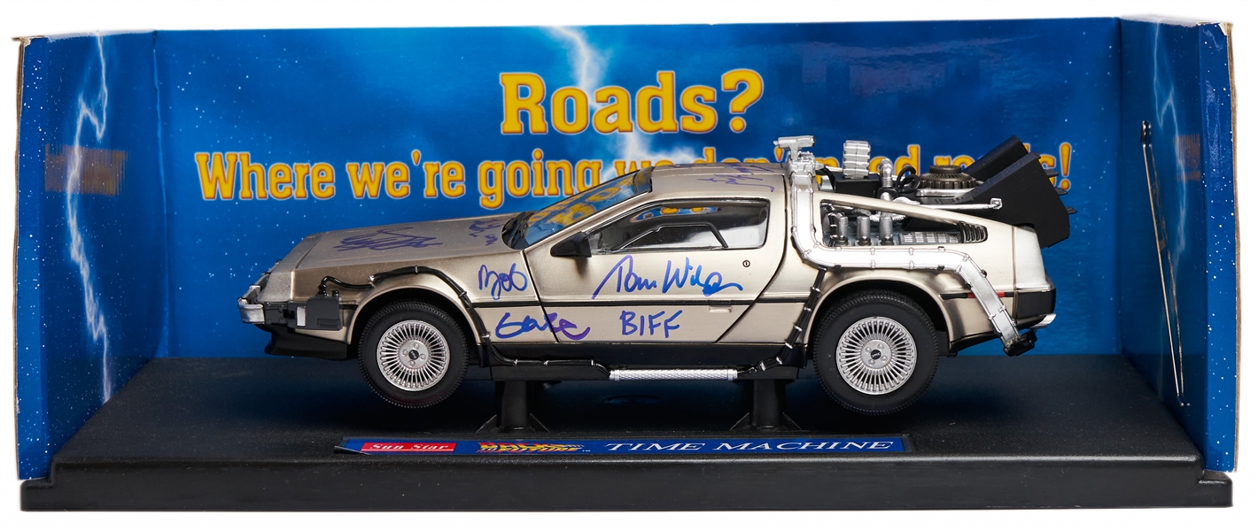 ''Back to the Future'' Cast-Signed DeLorean