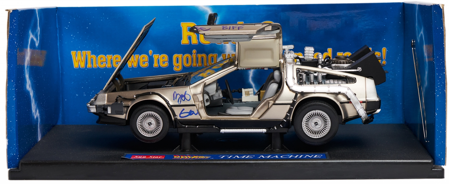 ''Back to the Future'' Cast-Signed DeLorean